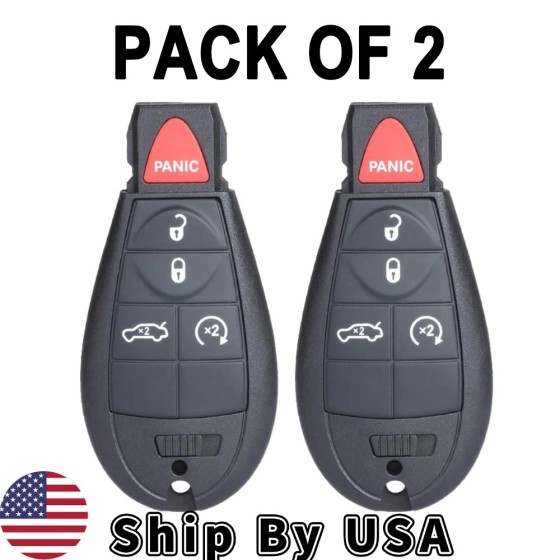 Dodge Chrysler 5 Button Fobik Key 2008-2013 For M3N5WY783X |Aftermarket